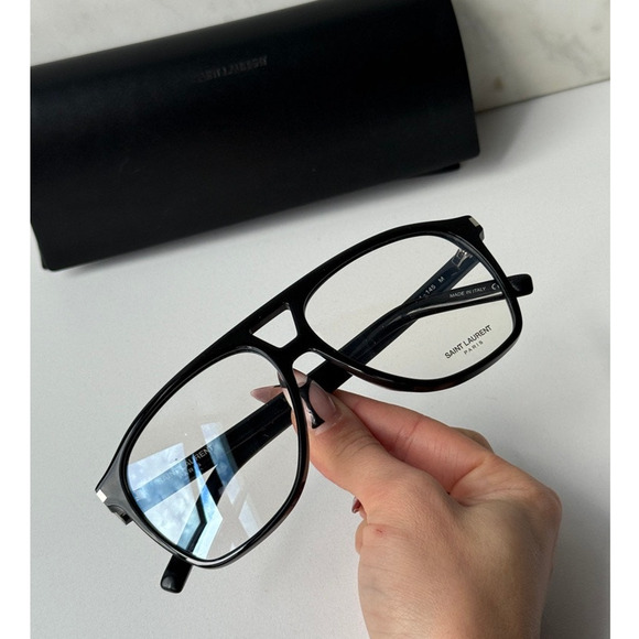 Saint Laurent Accessories - NEW Saint Laurent SL596 Dune Opt Aviator Frames in Black